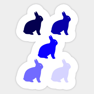 Blue Rabbit Values Sticker